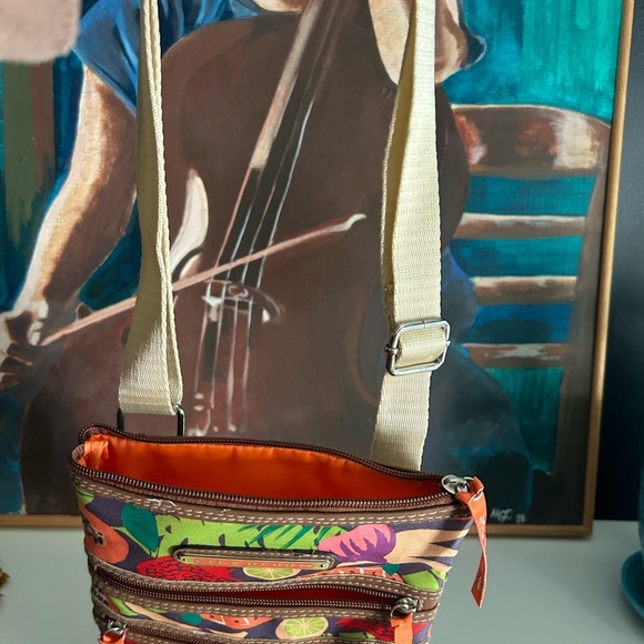 Lily Bloom Colorful Fruit Crossbody Bag 8"x9.5" - Picture 16 of 16